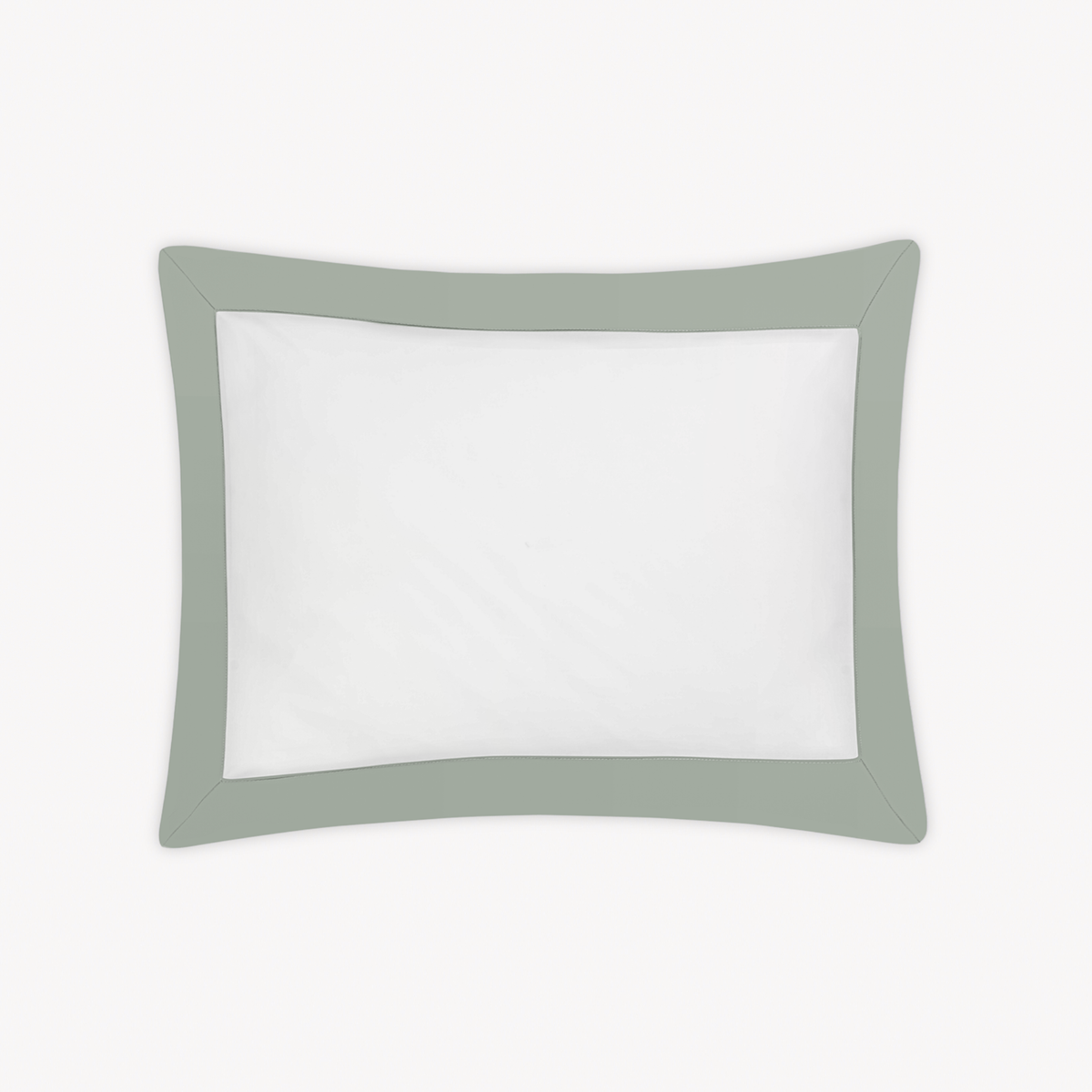 Sham Silo of Matouk Emory Bedding in Celadon color