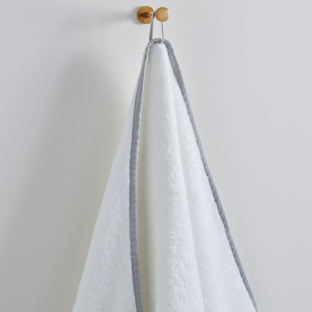 Hanging Detail of Matouk Enzo Bath Towels