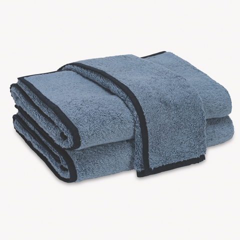 Matouk Enzo Bath Towels and Mats - Sea/Ink featured image