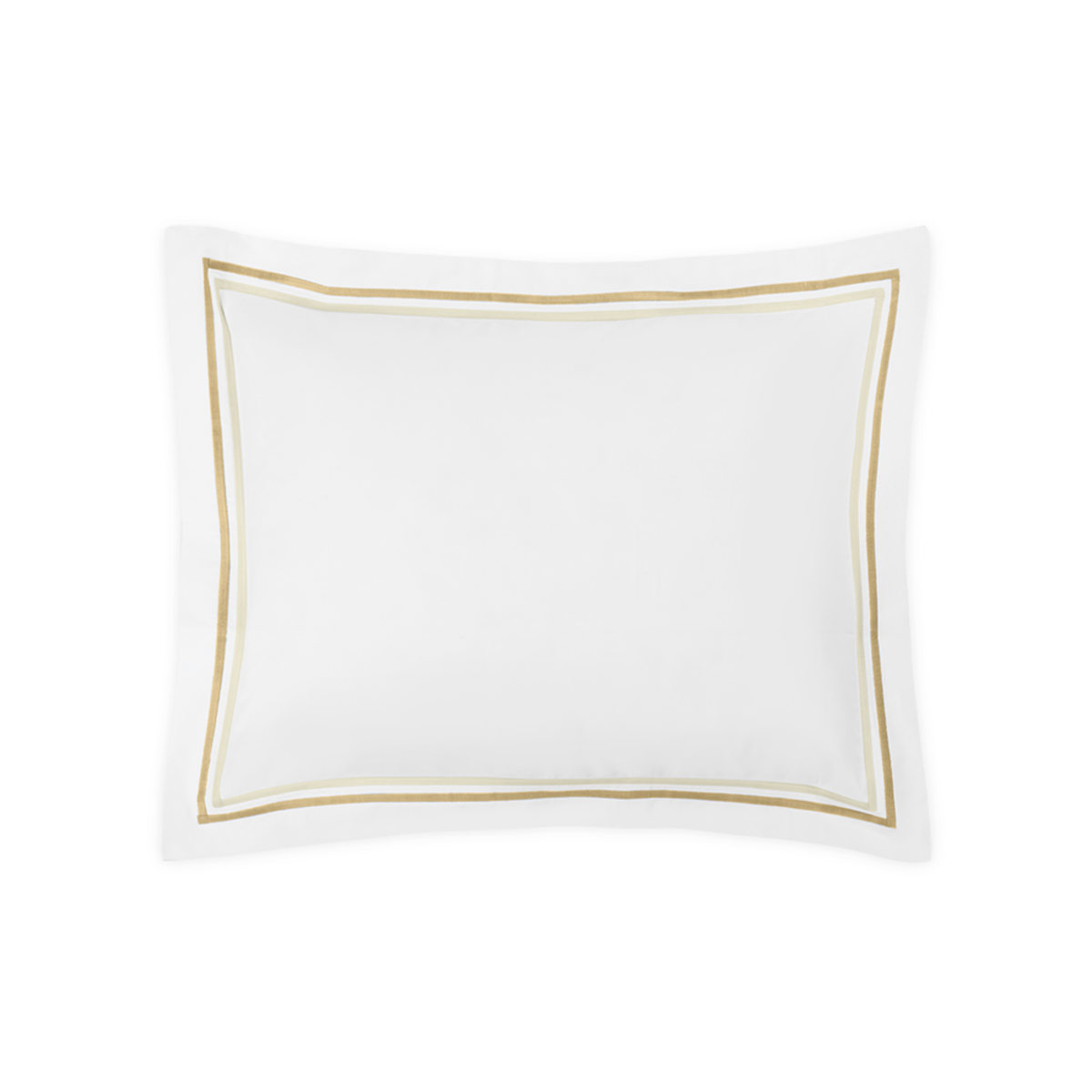 Boudoir Sham of Matouk Essex Bedding Collection in Champagne Color
