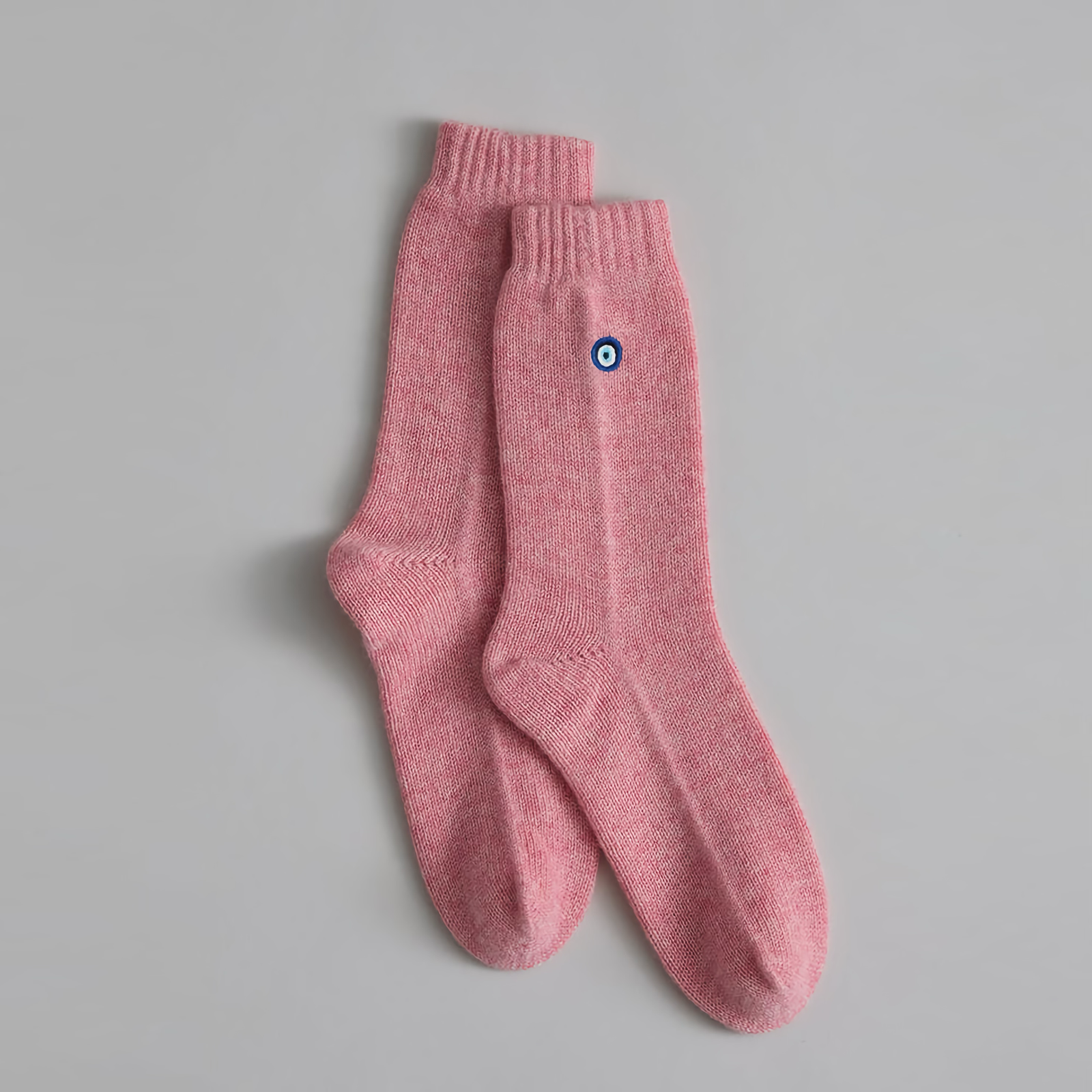 Matouk Evil Eye Sleeping Socks Rose