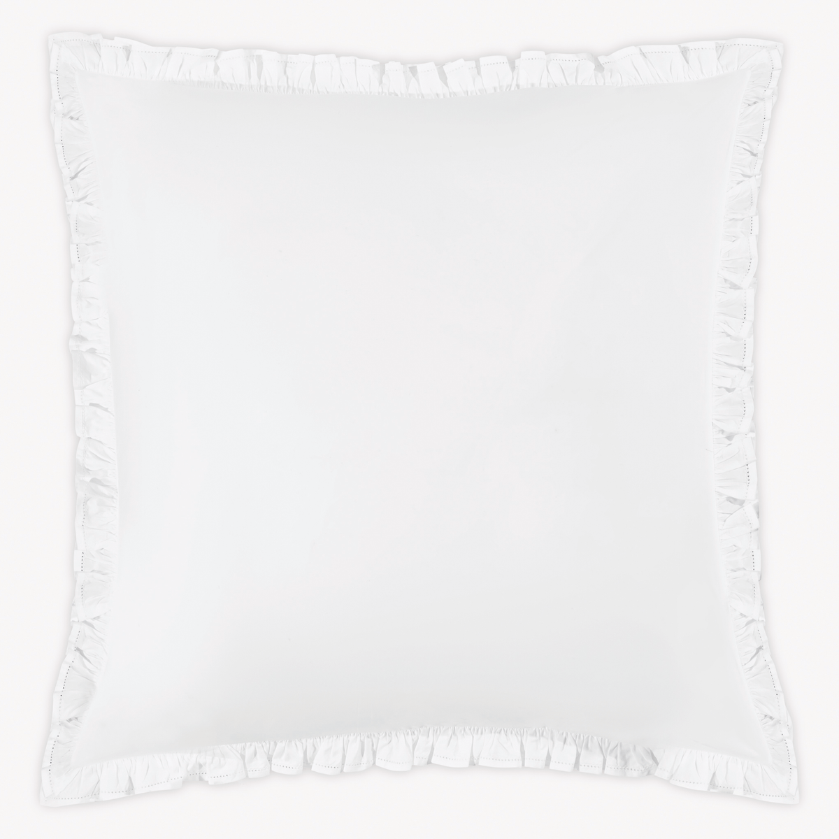 Matouk Georgia Euro Sham, crafted from Egyptian cotton percale, on a white background
