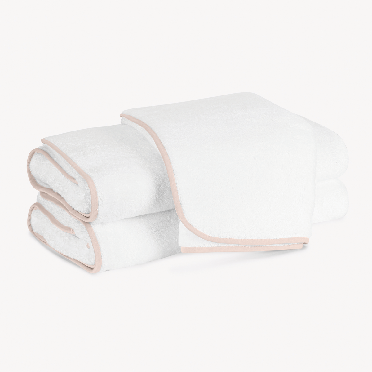 Matouk Giza Bath Towels in Blush