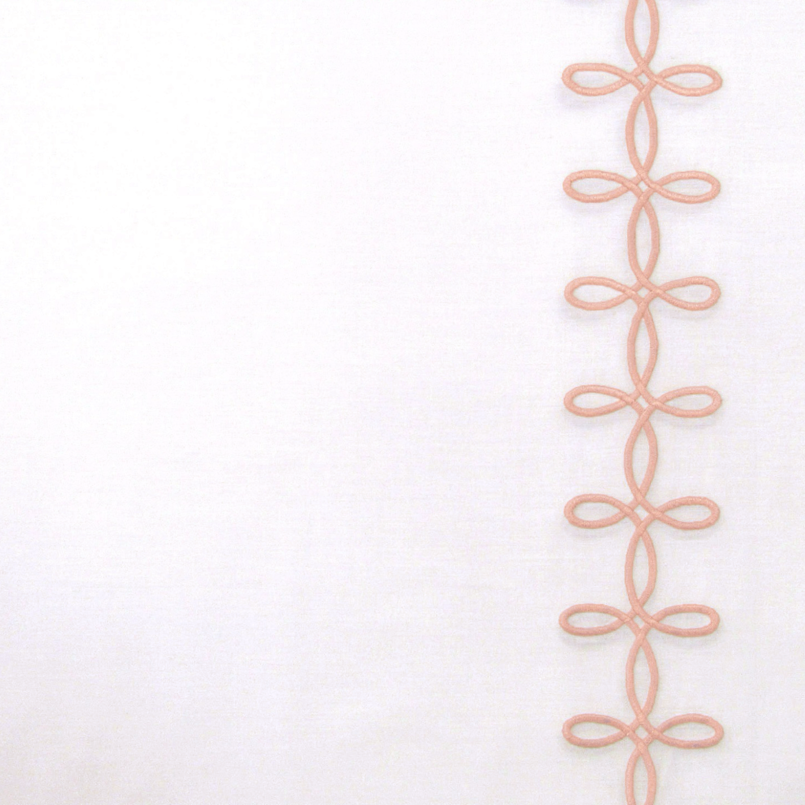 Matouk Gordian Knot Shower Curtain in Blush