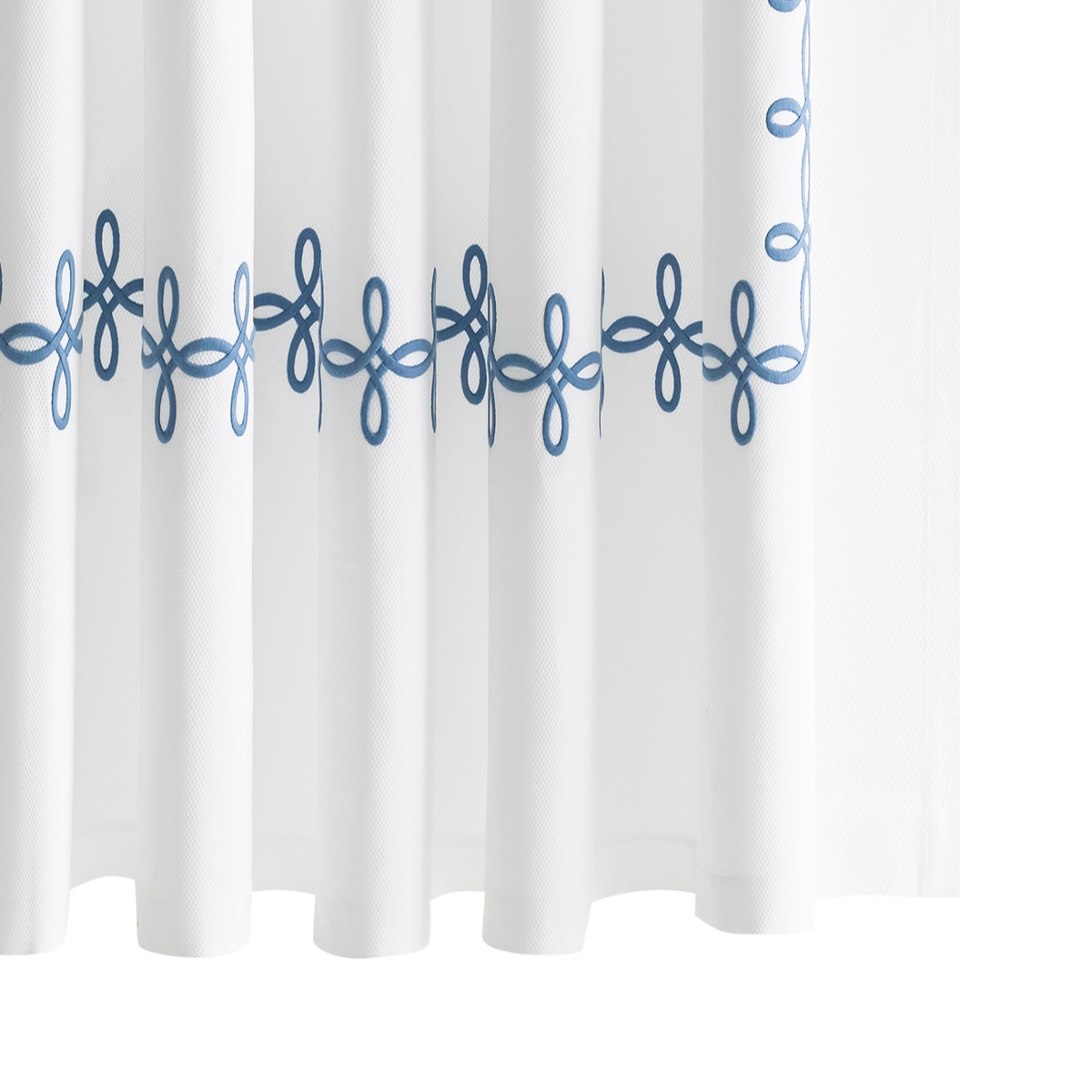 Matouk Gordian Knot Shower Curtain in Ocean