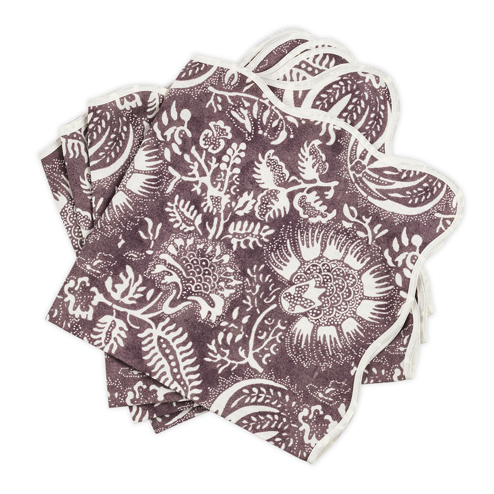 Silo Image of Matouk Granada Table Napkin in Thistle Color