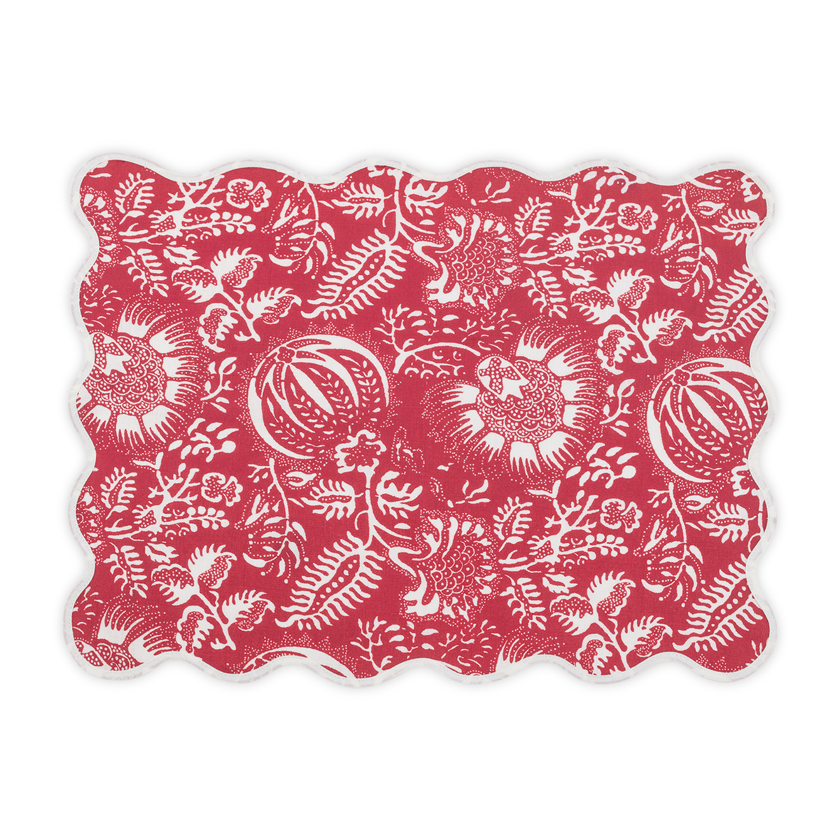 Silo Image of Matouk Granada Table Placemat in Scarlet Color