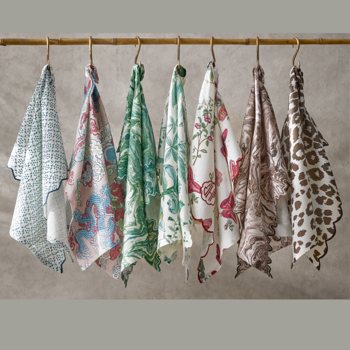 Hanging Assorted Matouk Guest Towels in 2026