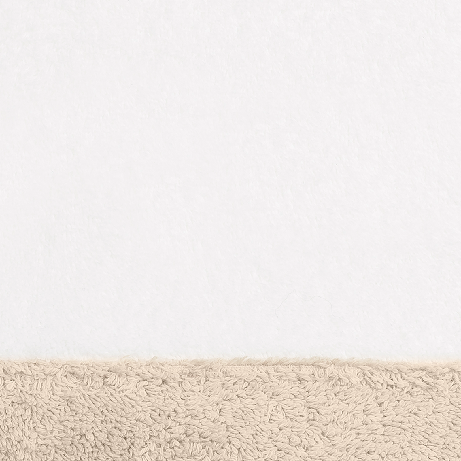 Matouk Helios Beach Towels in White/Sand Color