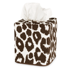 Matouk Schumacher Iconic Leopard Tissue Box Cover - Cinder featured image