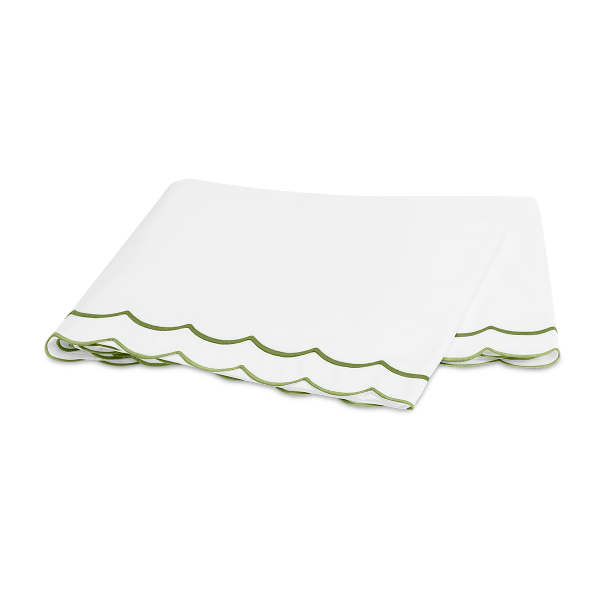 Flat Sheet of Matouk India Bedding in Grass Color