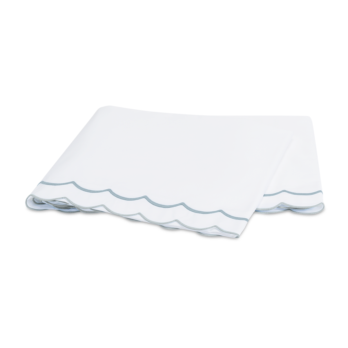Flat Sheet of Matouk India Bedding in Pool Color