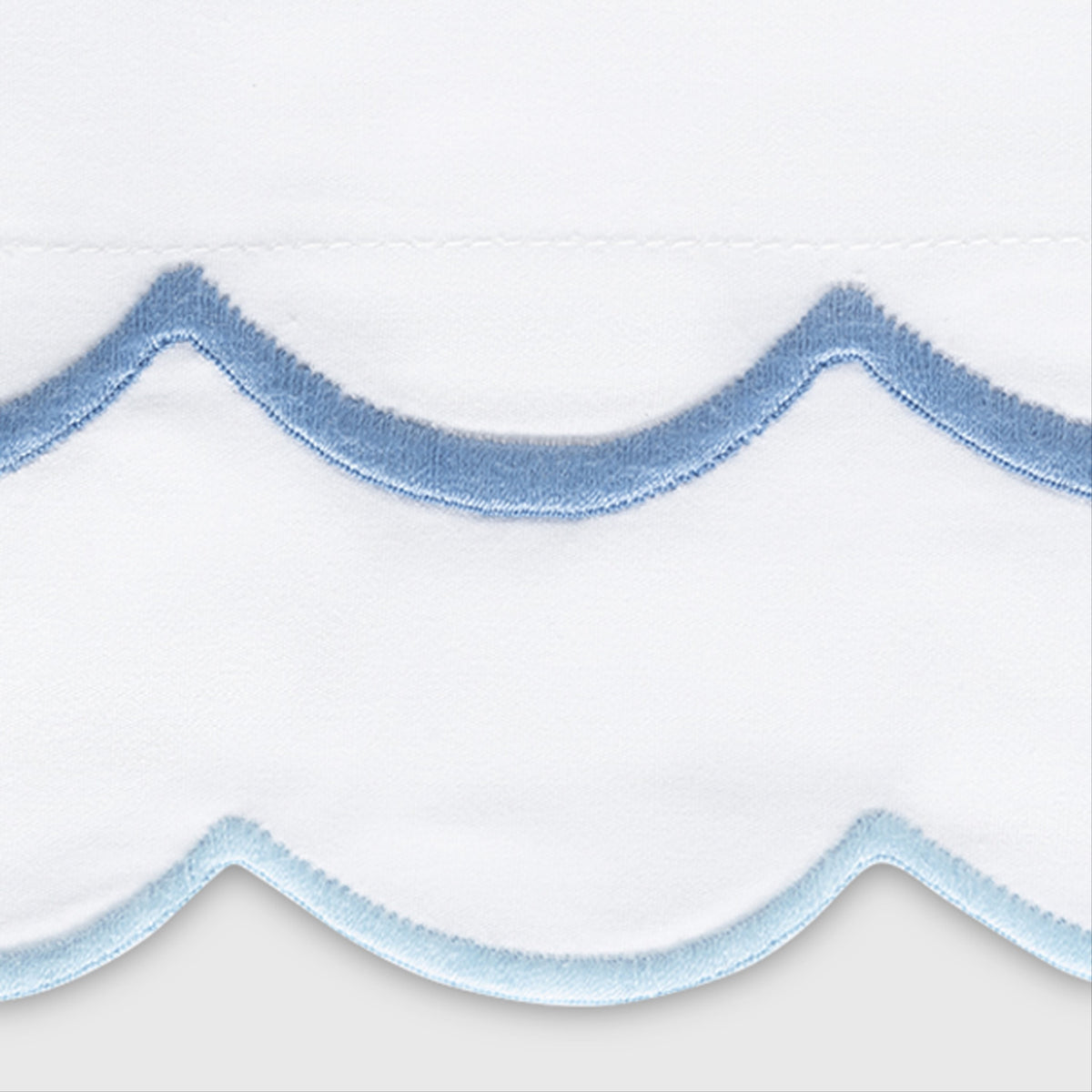 Swatch Sample of Matouk India Bedding in Azure Color