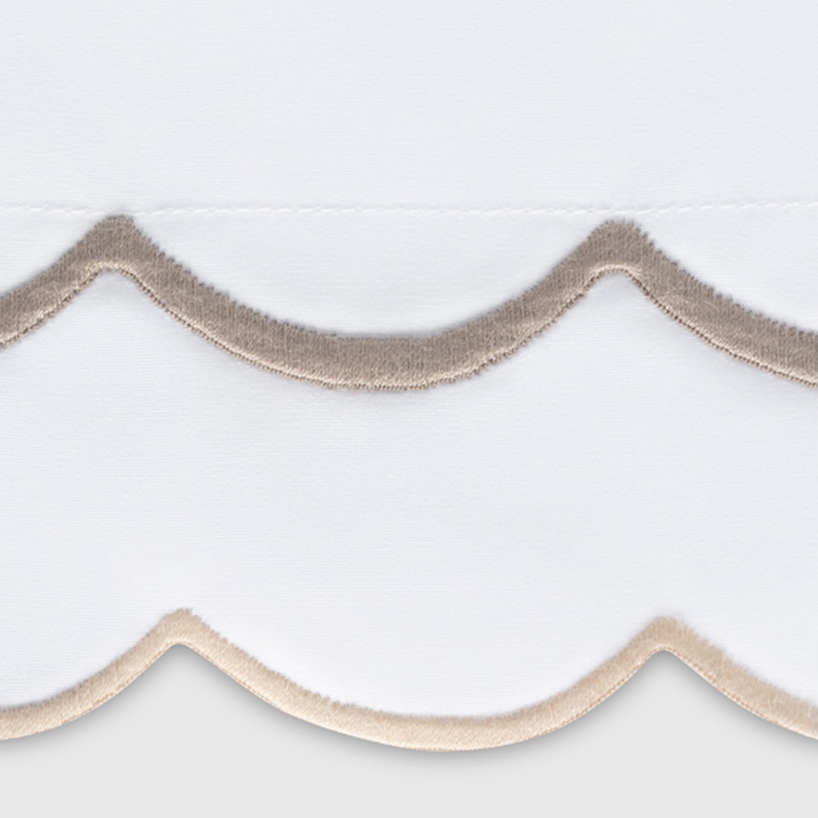 Matouk India Bedding in Driftwood Color with Matteo Bark