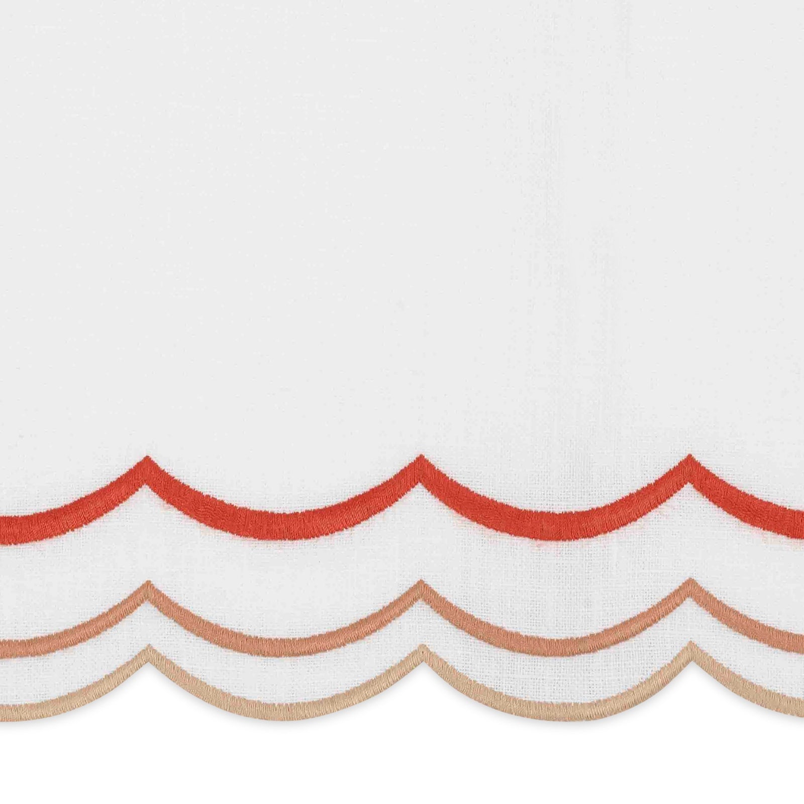 Matouk India Three Guest Towels in Apricot