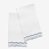 Matouk India Three Guest Towels - Hazy Blue featured image