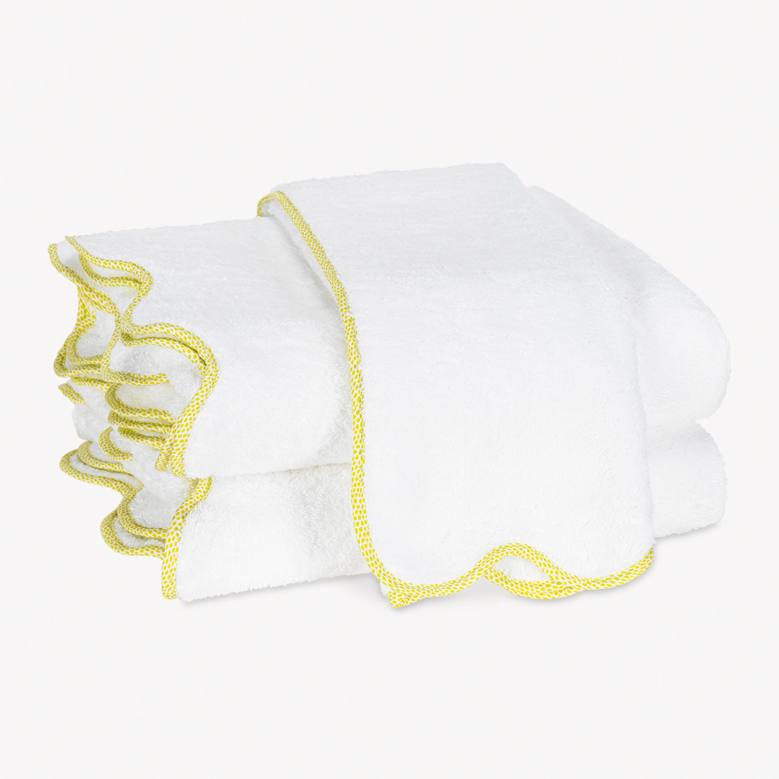 Matouk Jasper Bath Towels in Lemon