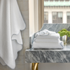 Matouk Jasper Bath Towels and Mats - Hazy Blue featured image