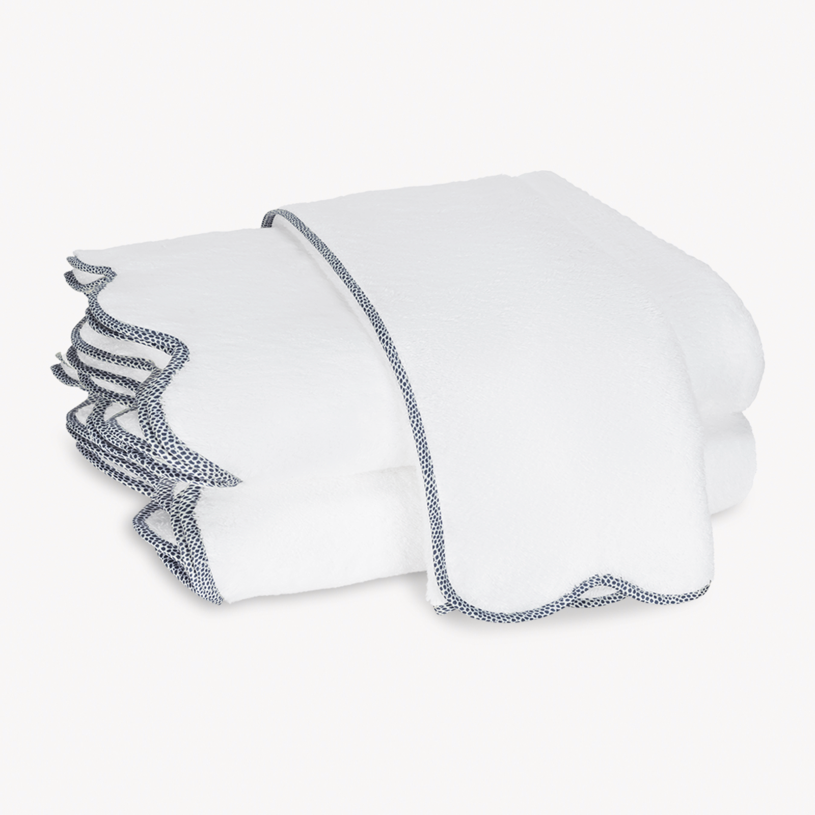 Matouk Jasper Bath Towels in Steel Blue