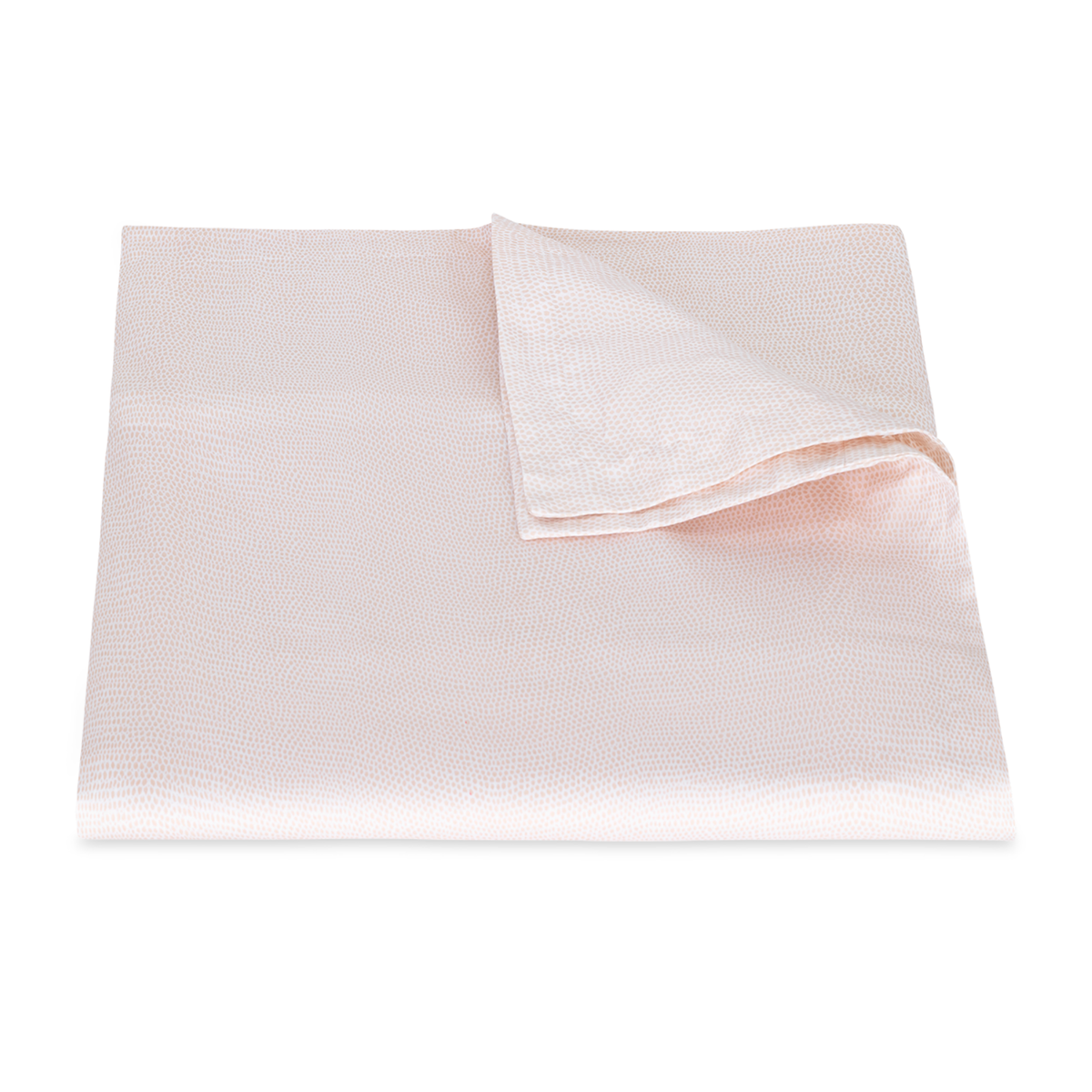 Folded Duvet Cover of Pink Matouk Jasper Bedding