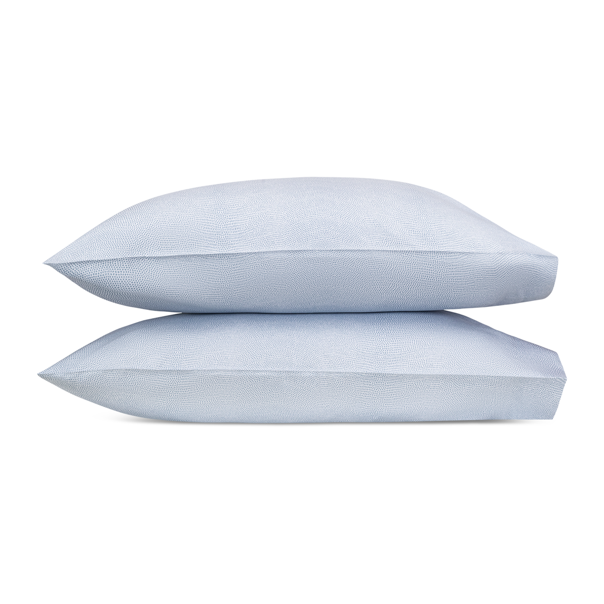 Pair of Pillowcases of Hazy Blue Matouk Jasper Bedding