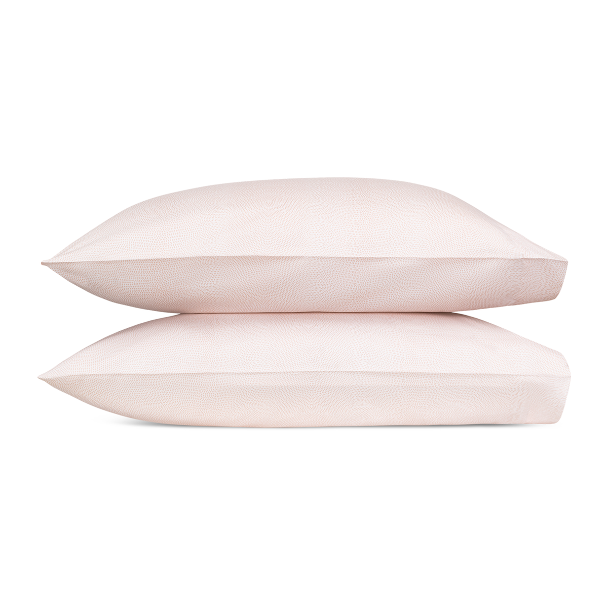 Pair of Pillowcases of Pink Matouk Jasper Bedding