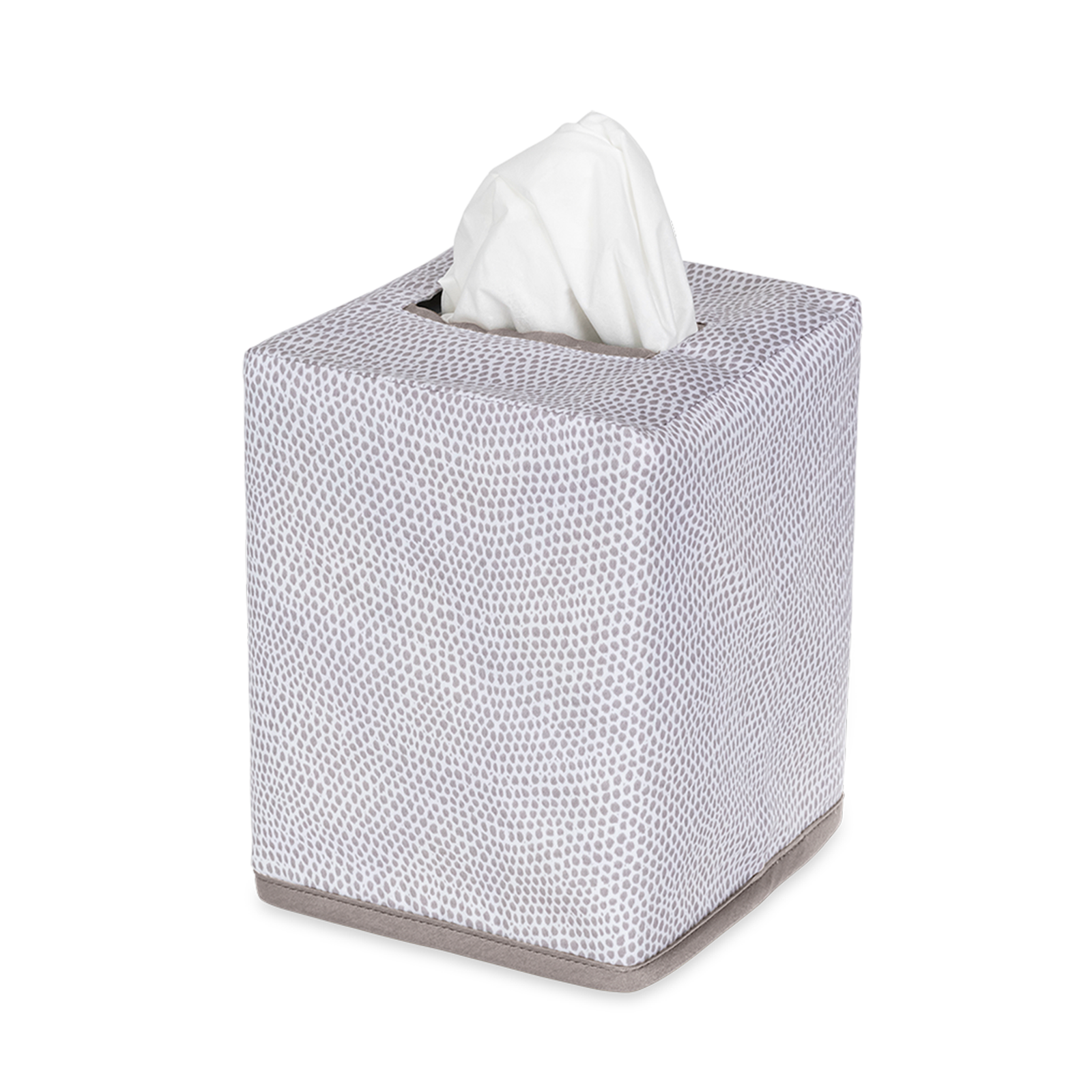 Silo Image of Matouk Jasper Tissue Box Cover in Fawn Color