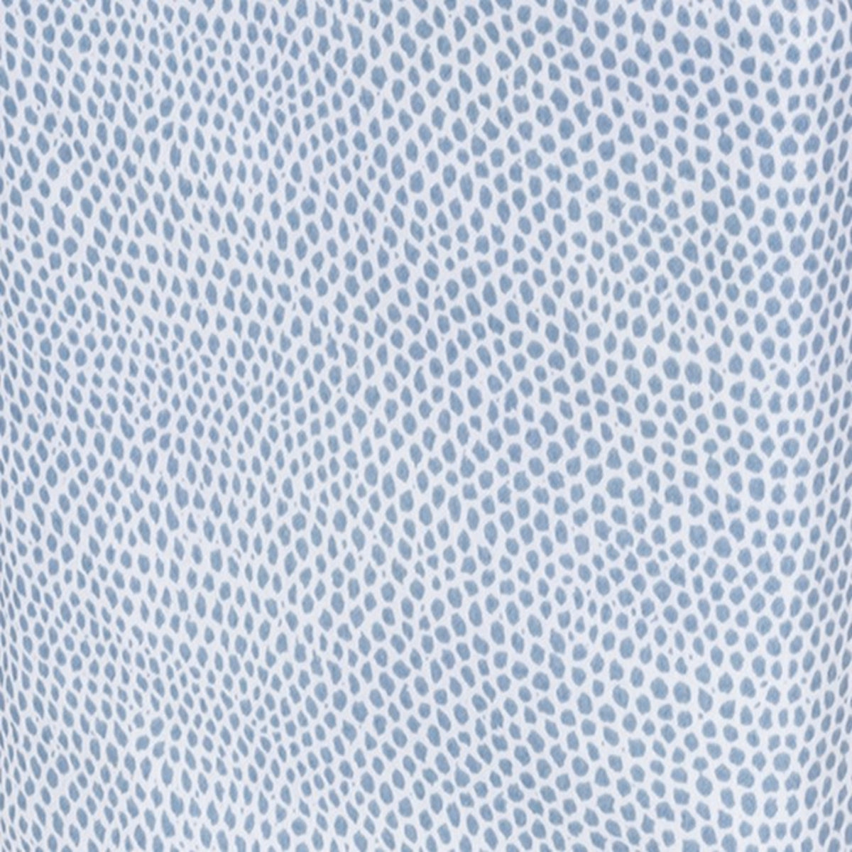 Swatch Sample of Matouk Jasper Tissue Box Cover in Hazy Blue Color