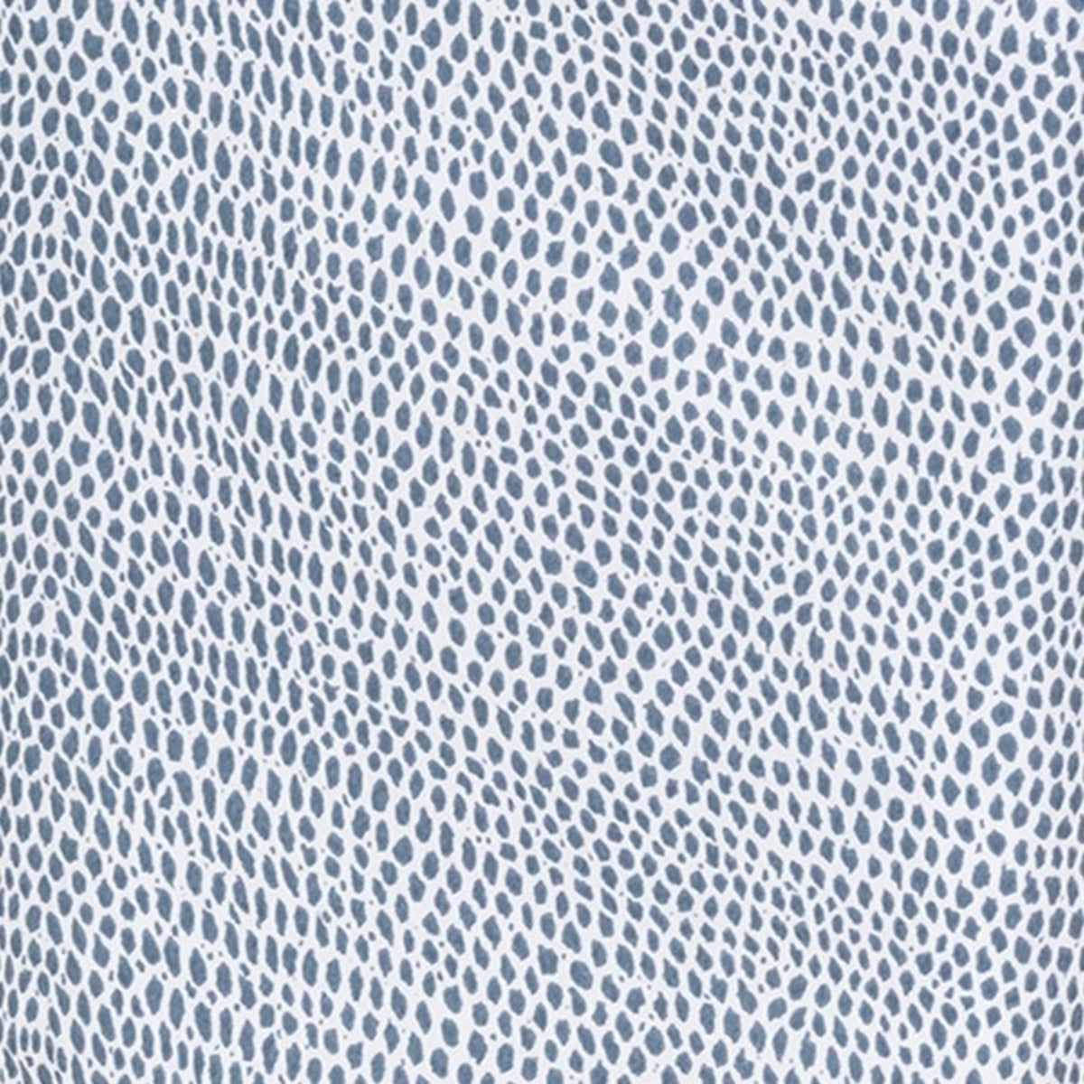 Swatch Sample of Matouk Jasper Tissue Box Cover in Steel Blue Color