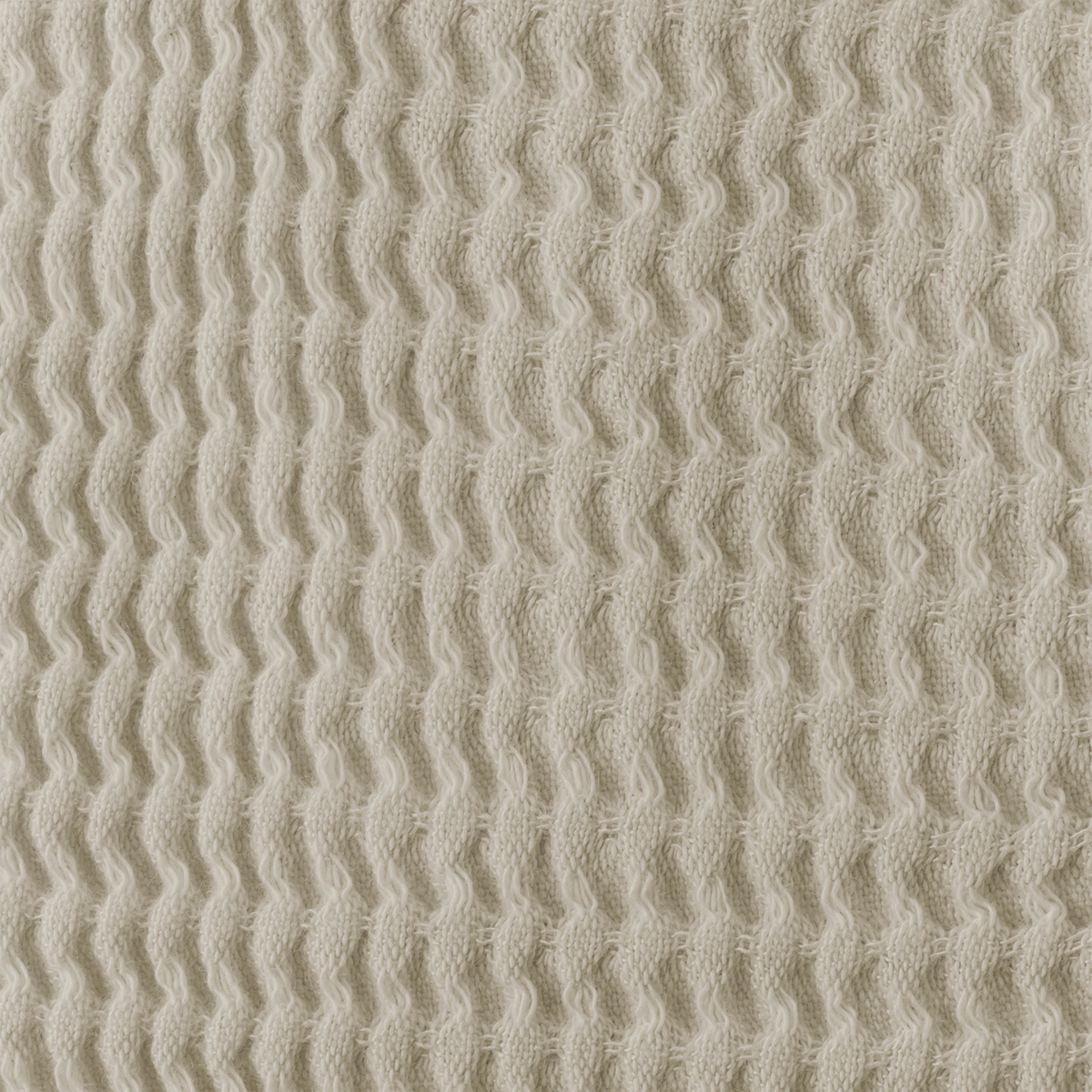 Fabric Closeup of Matouk Kiran Waffle Bath Robe in Dune Color