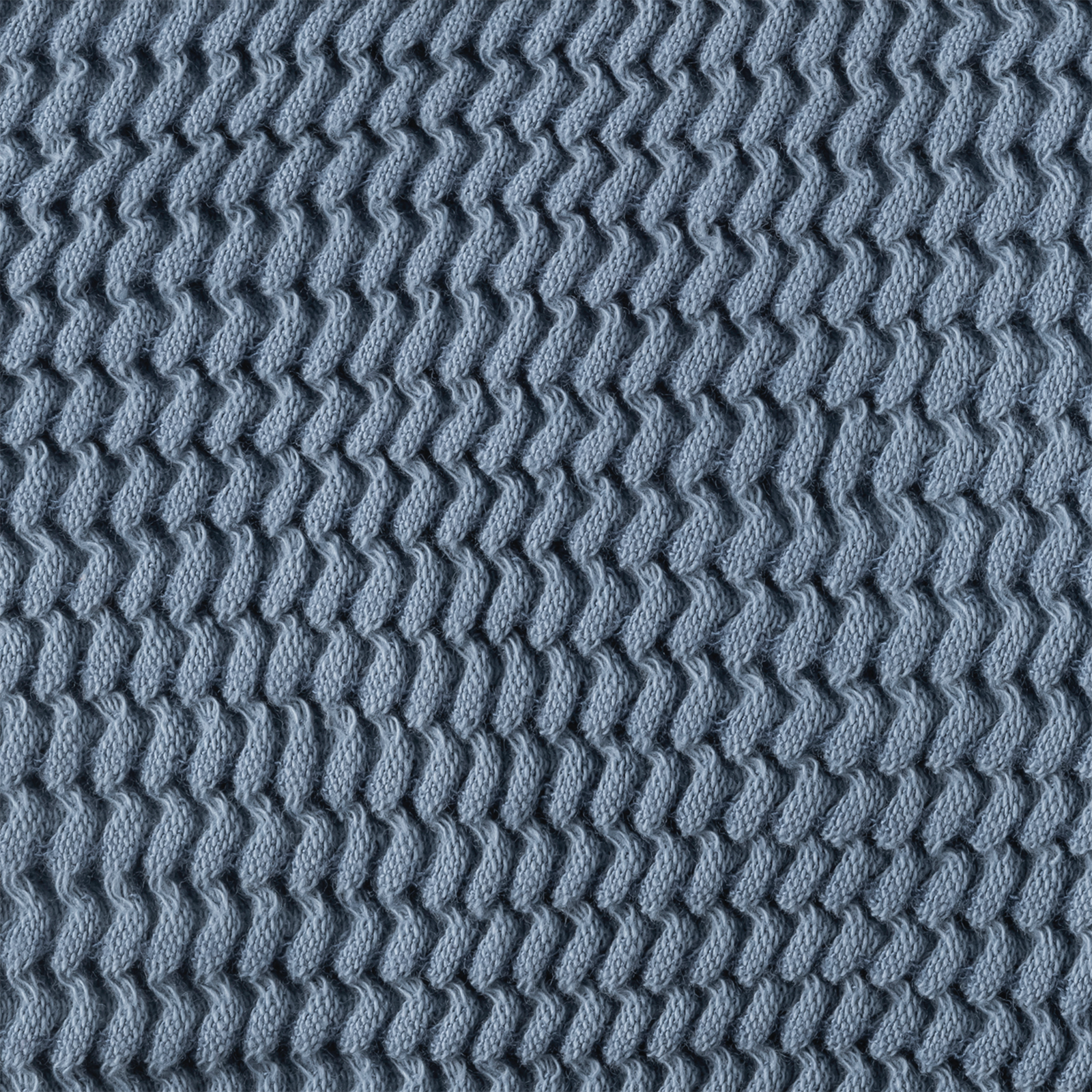 Folded Matouk Kiran Waffle Bath Robe in Sea Color