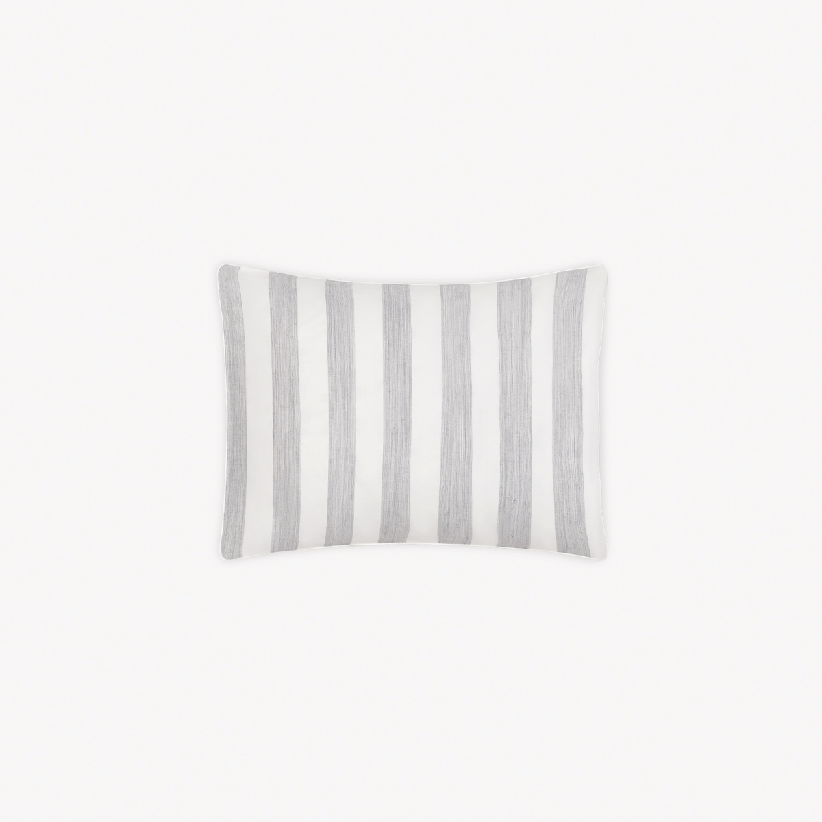 Boudoir Sham of Matouk Lana Bedding in Silver Stripe