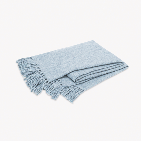 Matouk Lanza Throw - Hazy Blue featured image