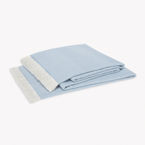 Matouk Leo Throw - Hydrangea featured image
