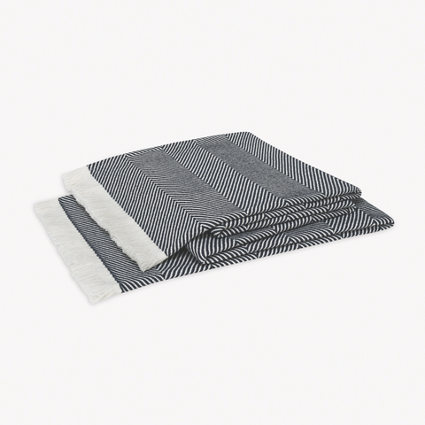 Matouk Leo Throw - Navy featured image