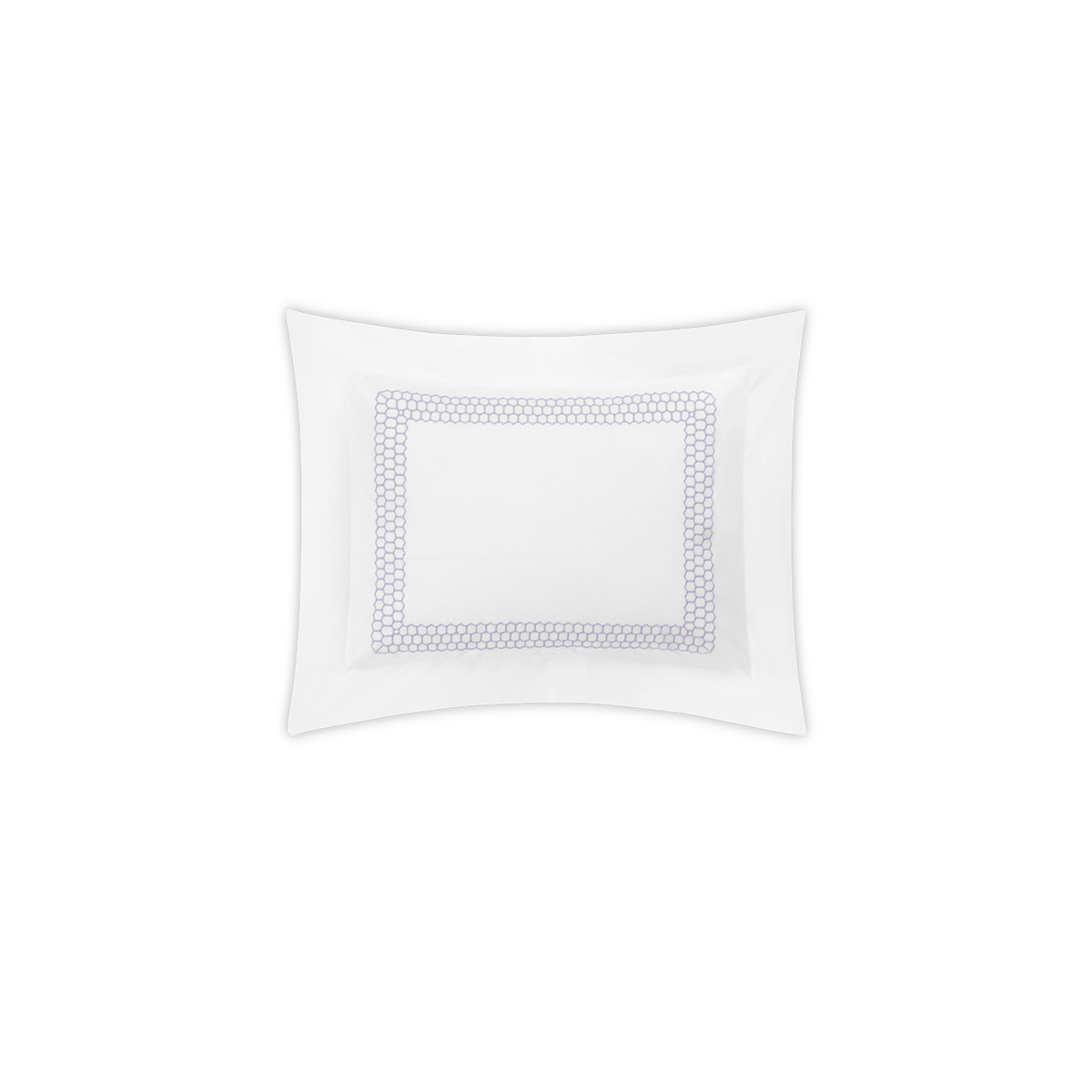 Clear Image of Matouk Liana Bedding Boudoir Sham in Lavender Color
