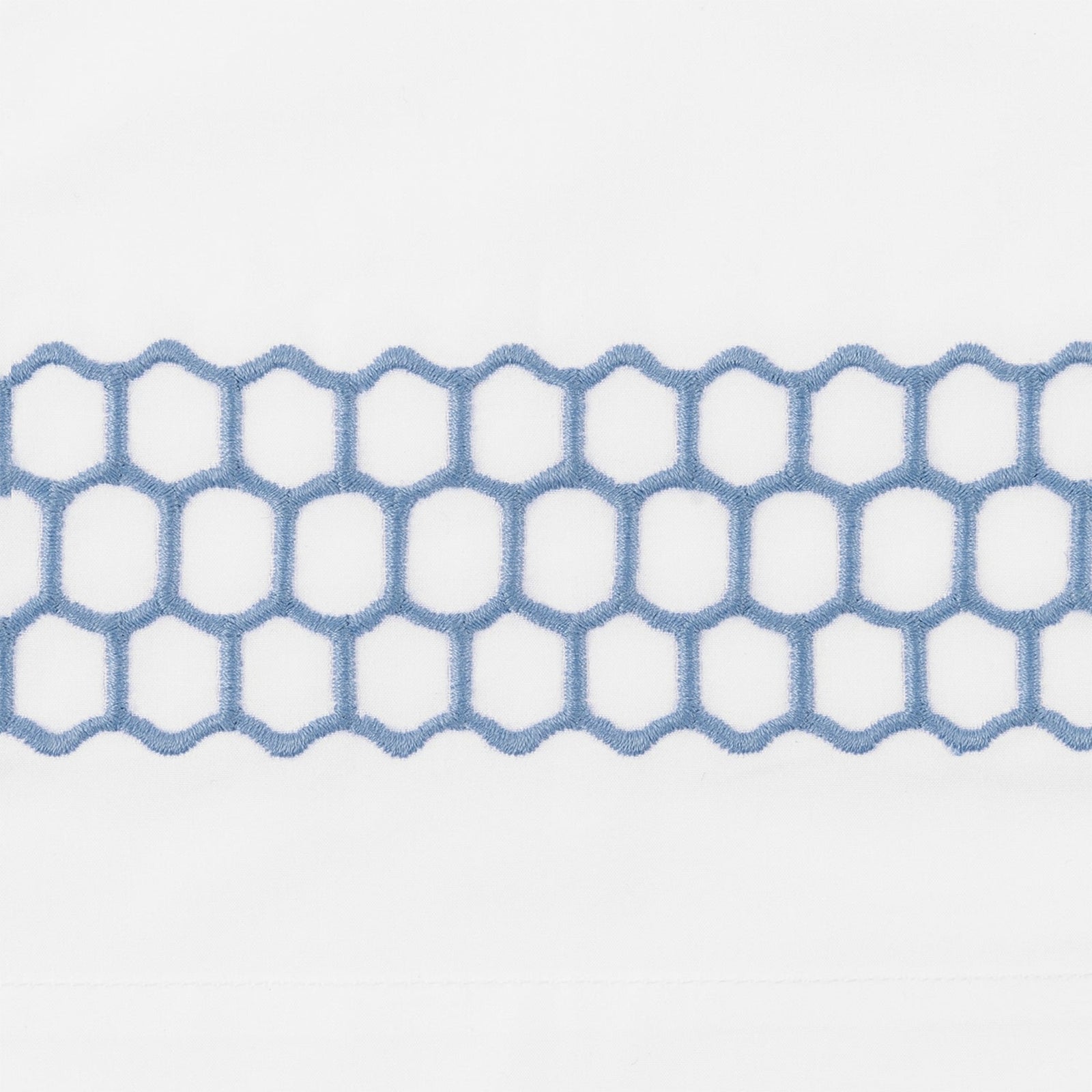 Matouk Liana Bedding Stack Ocean Fine Linens