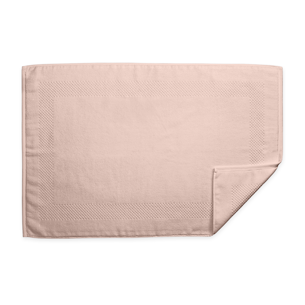 Flat Matouk Lotus Bath Tubmat in Blush