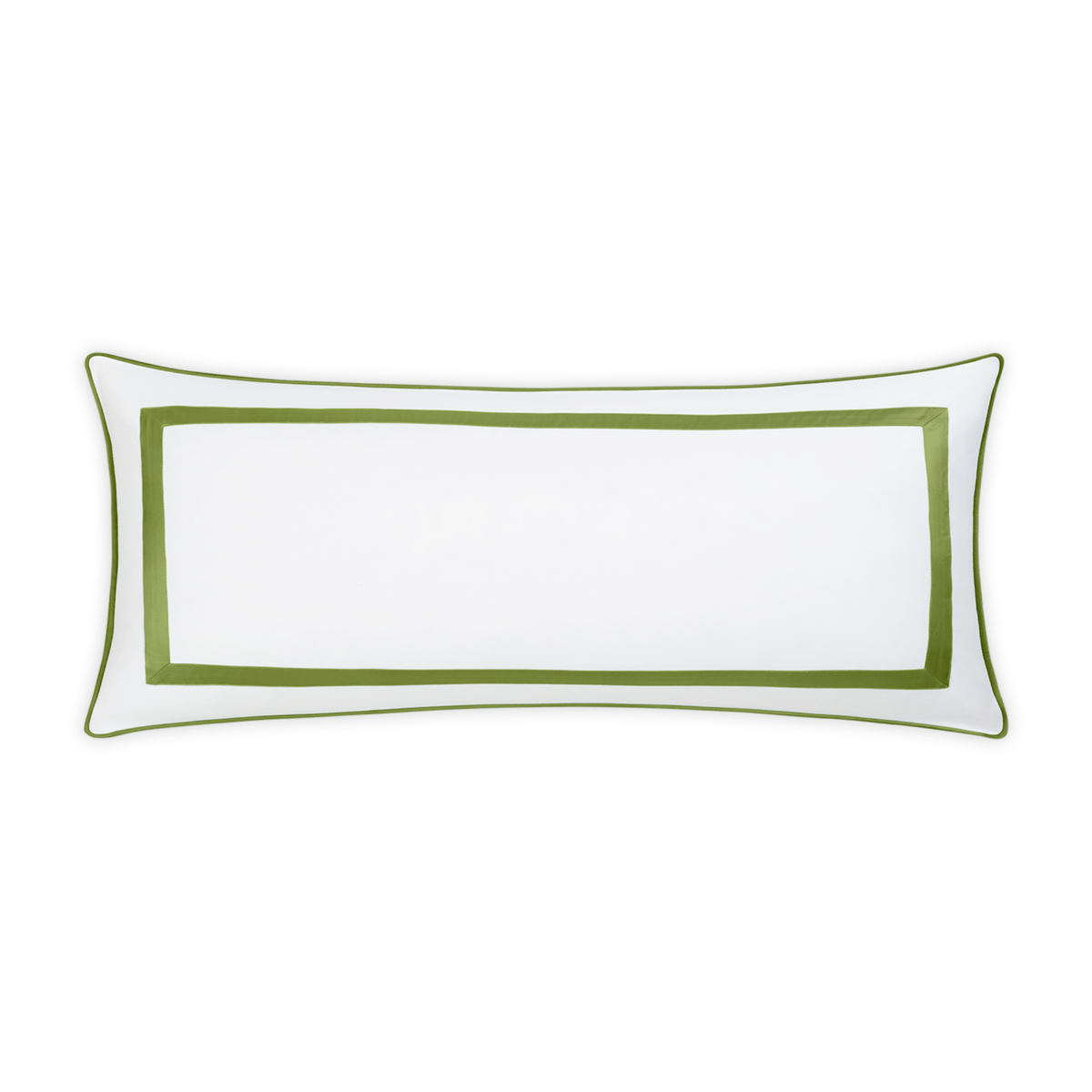Matouk Louise Pique Lumbar Pillow Cover in Grass