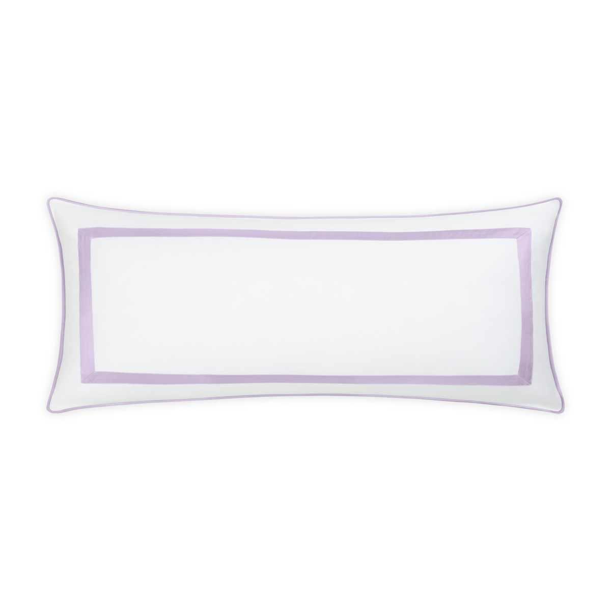 Matouk Louise Pique Lumbar Pillow Cover in Violet
