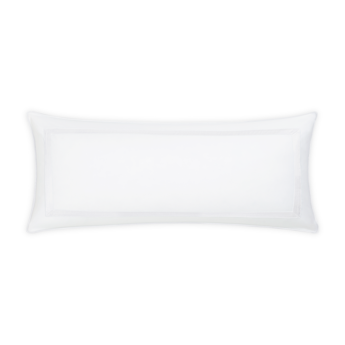 Matouk Louise Pique Lumbar Pillow Cover in White