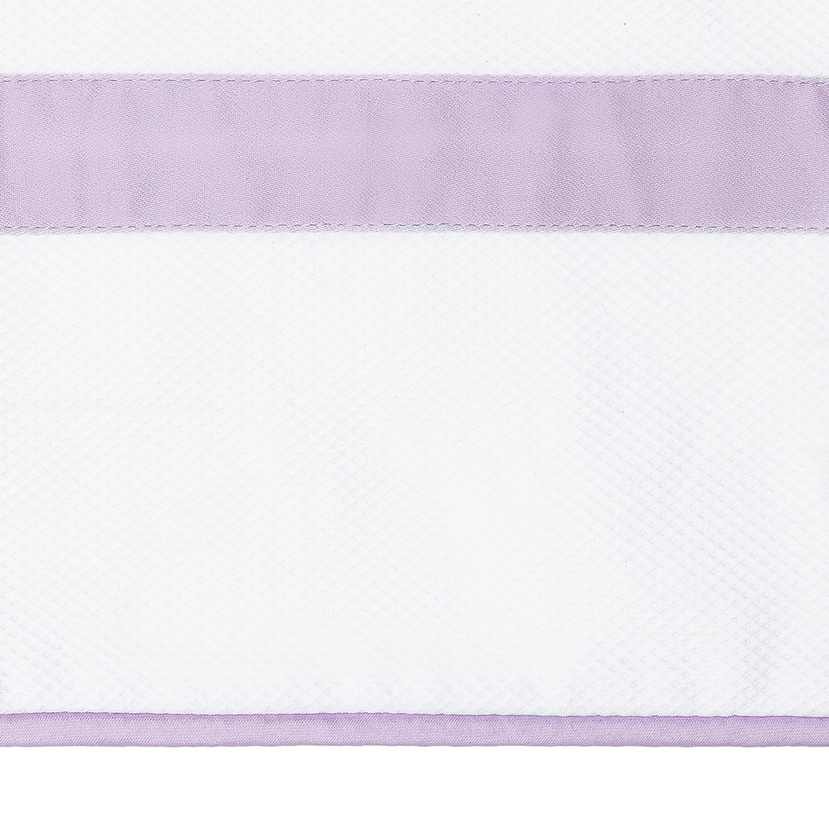 Swatch Sample of Matouk Louise Pique Bedding in Color Violet