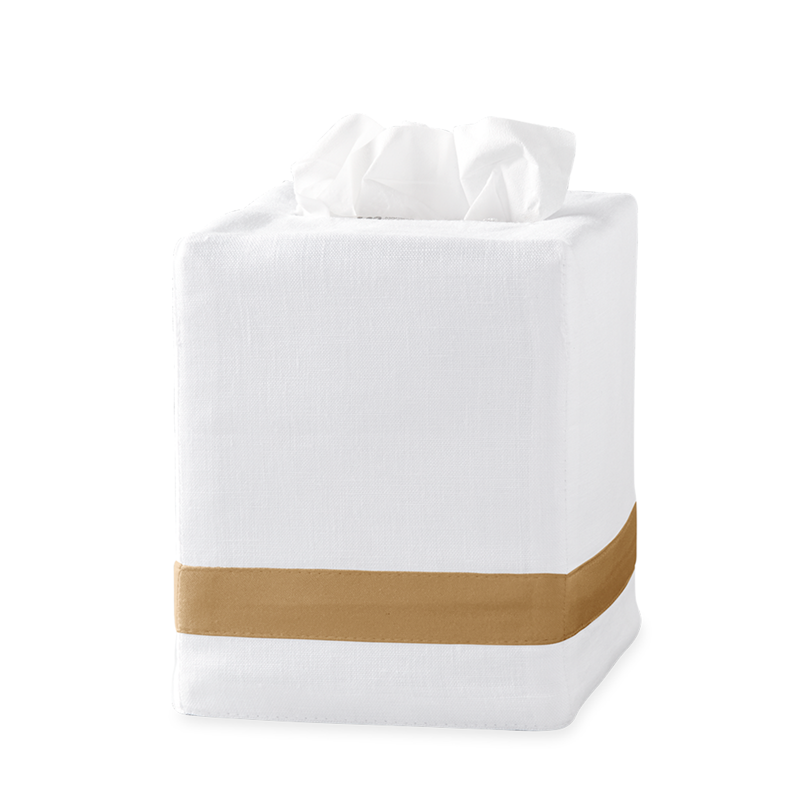 Silo Image of Matouk Lowell Tissue Box Cover in Color Bronze