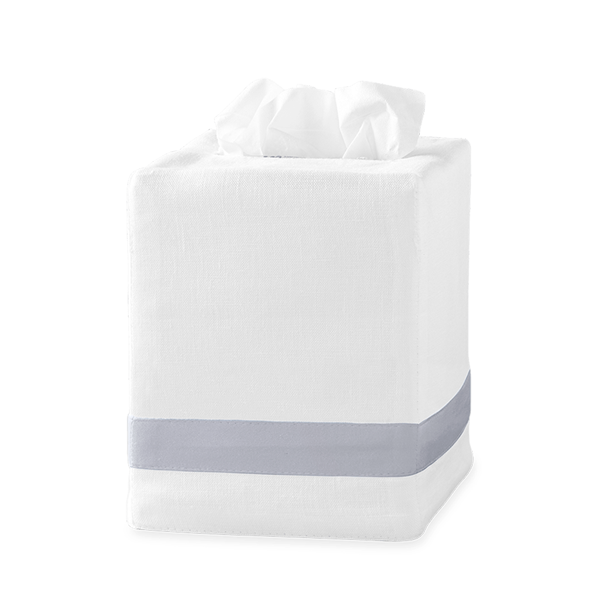 Silo Image of Matouk Lowell Tissue Box Cover in Color Elephant