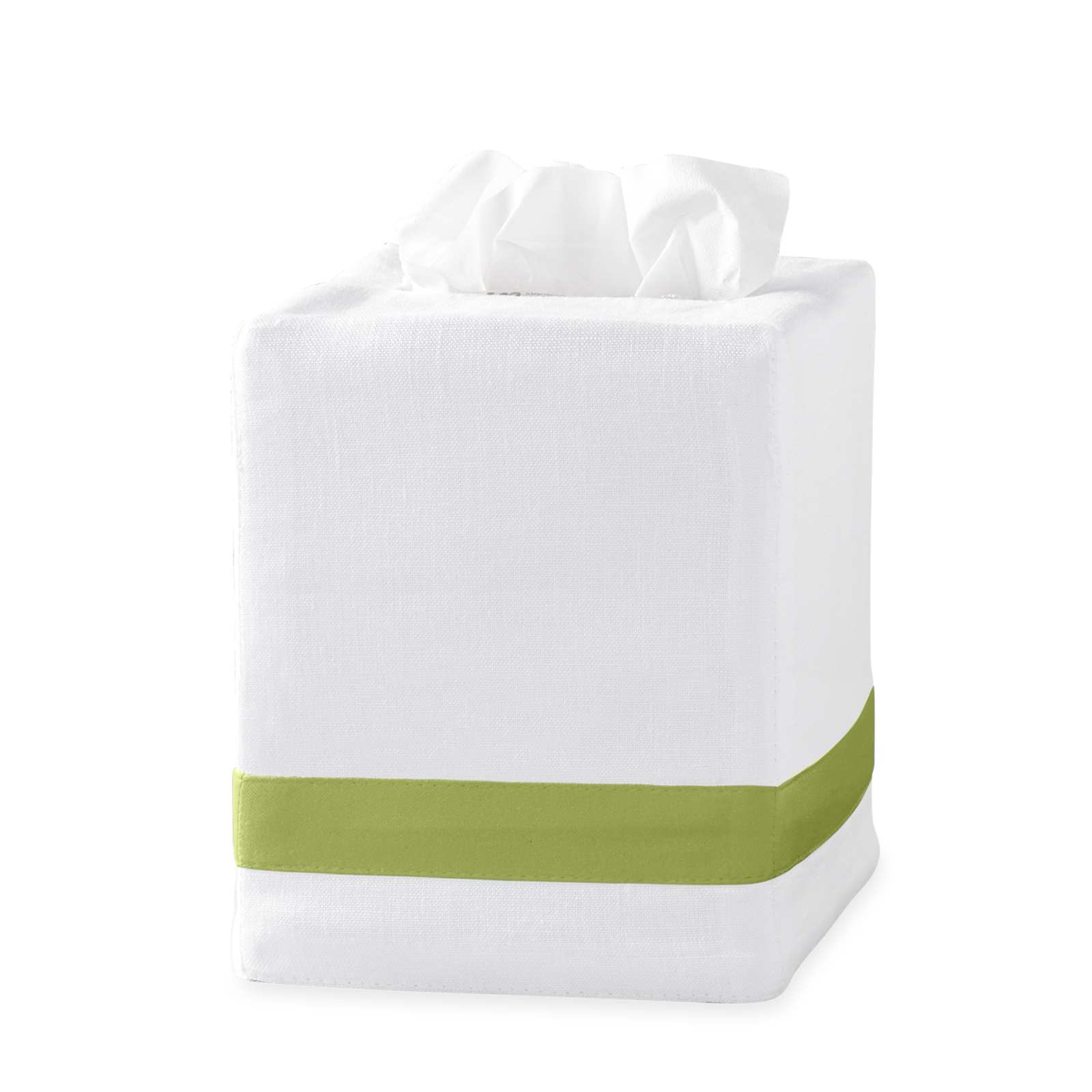 Silo Image of Matouk Lowell Tissue Box Cover in Color Grass