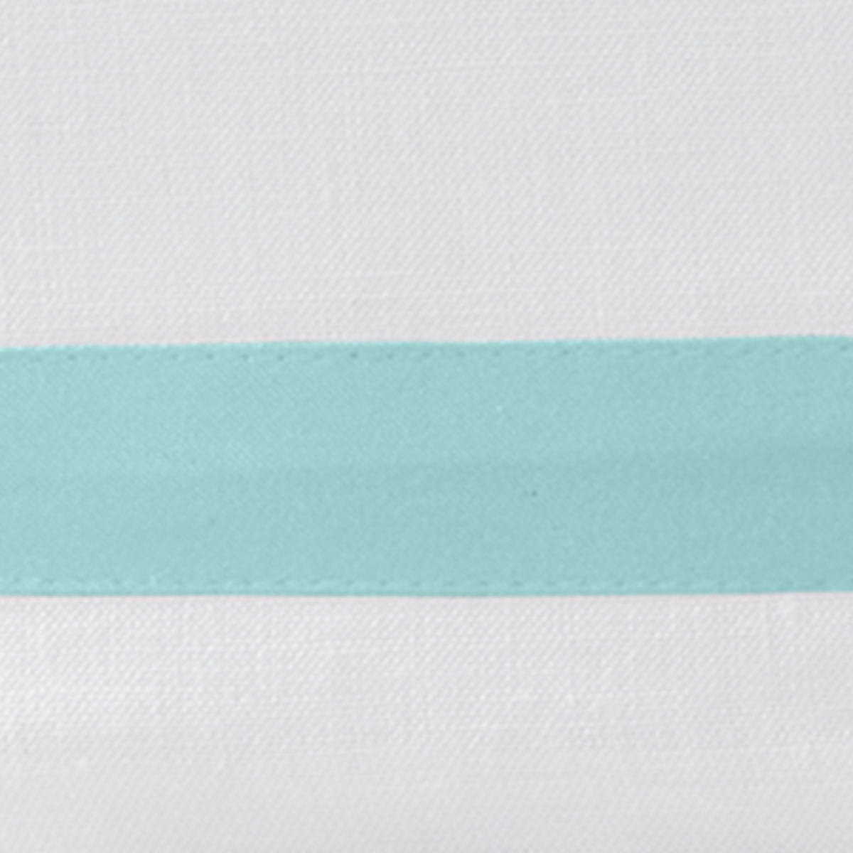 Swatch Sample of Matouk Lowell Tissue Box Cover in Color Aquamarine