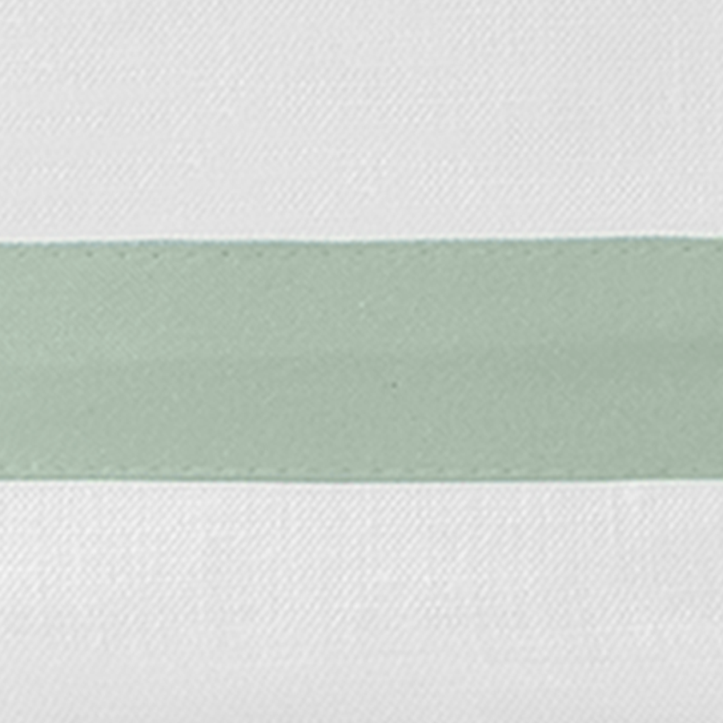 Swatch Sample of Matouk Lowell Tissue Box Cover in Color Celadon