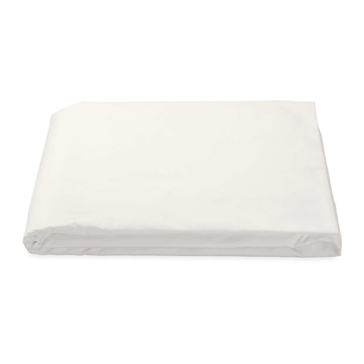 Fitted Sheet of Matouk Luca Hemstitch Bedding in Bone Color