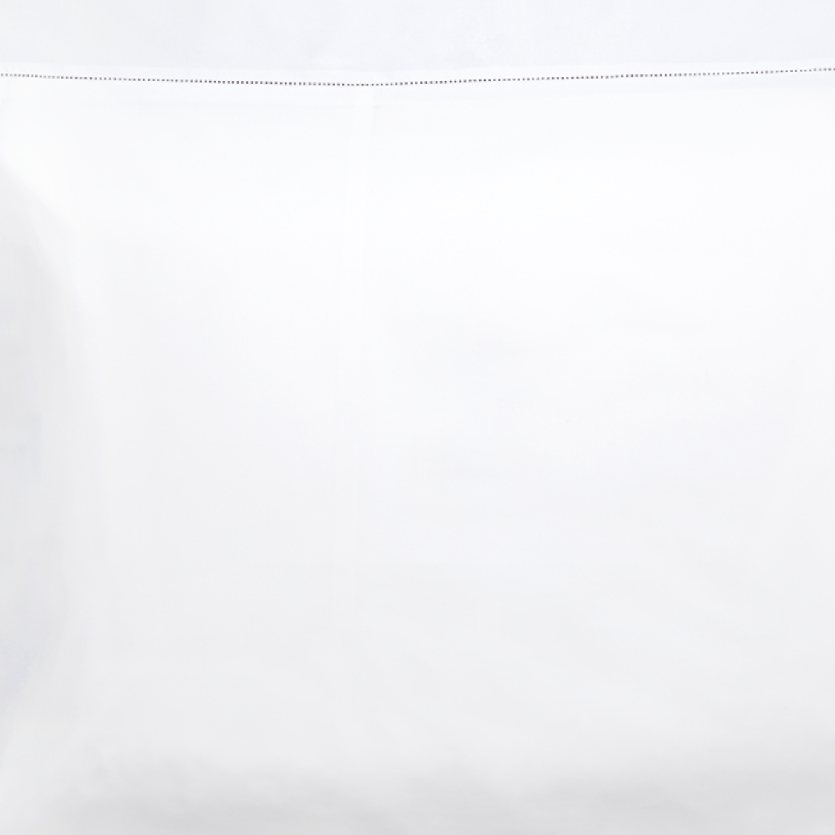 Fabric Closeup of Matouk Luca Hemstitch Bedding in White Color