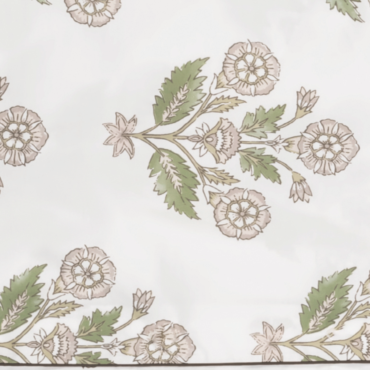 Fabric Closeup of Matouk Luca Sleep Shirt in Dalila Pebble color